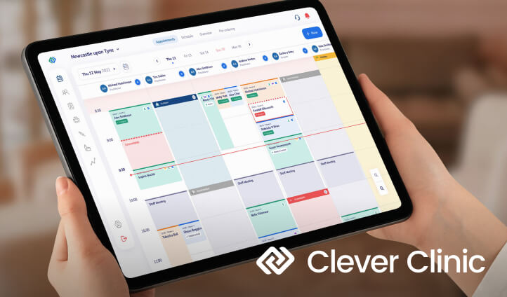 Clever Clinic on tablet